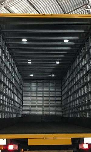 Baú de alumínio para caminhão truck Baú de alumínio para caminhão truck